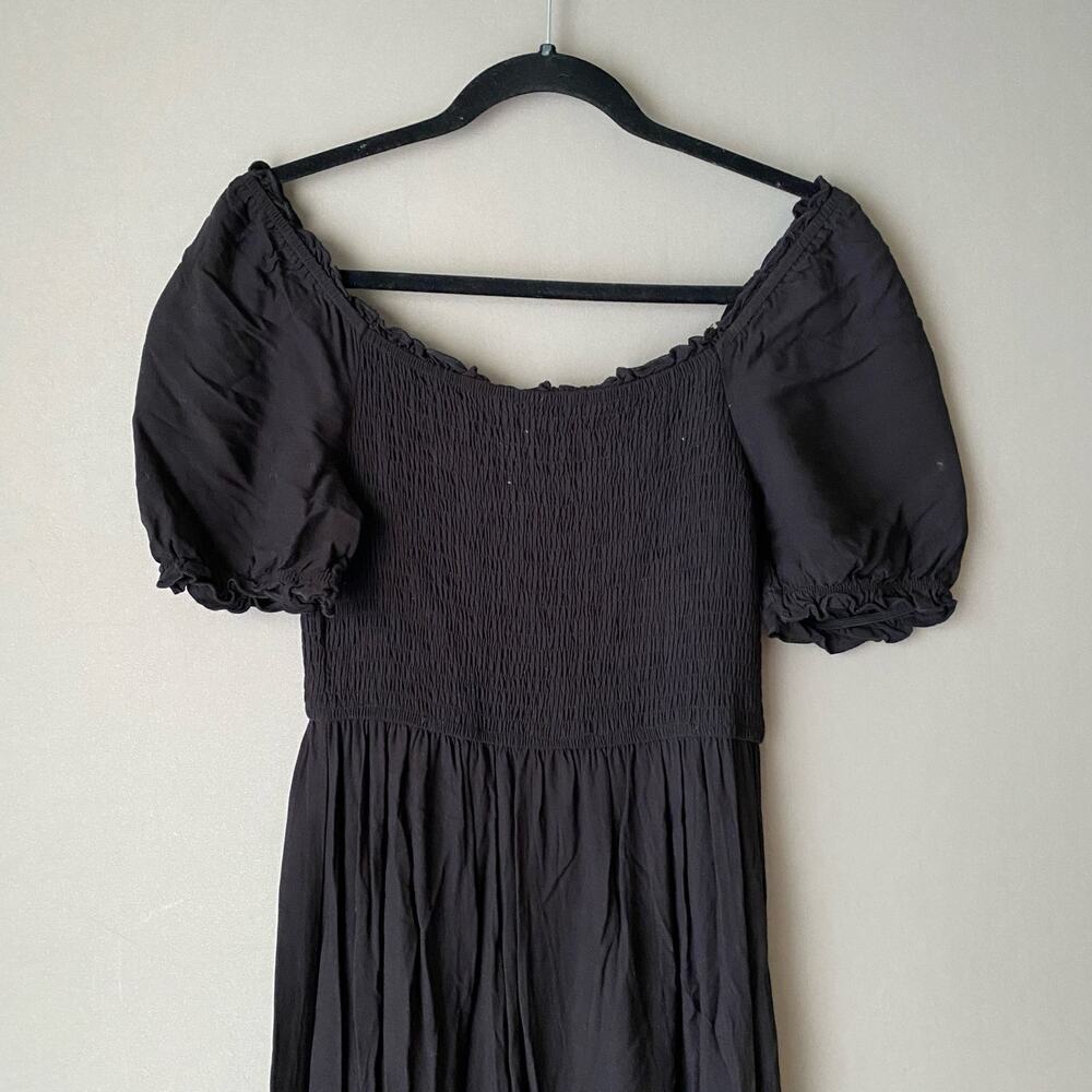 Zessica sz S black short sleeve‎ maxi sundress dress - Picture 8 of 9